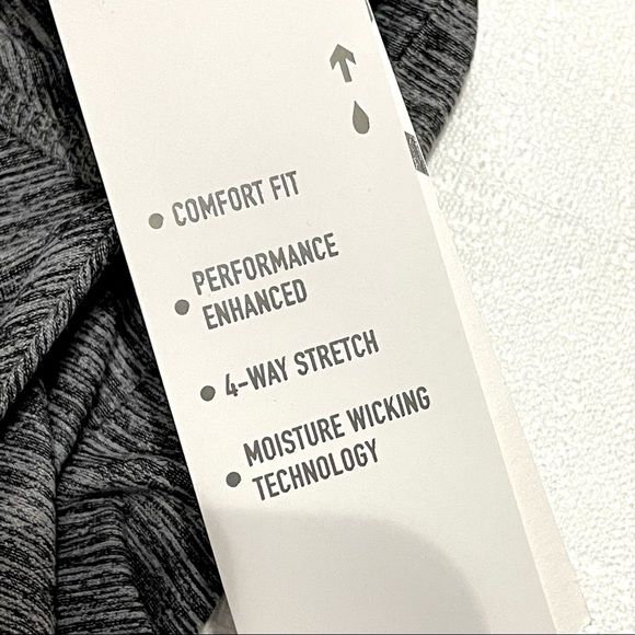 Legend Womens Active Athletic Performance Charcoal Top L11542LU Size L NWT - Picture 7 of 15